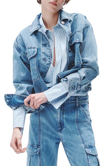Rag & Bone Jaiden Denim Jacket In Blue