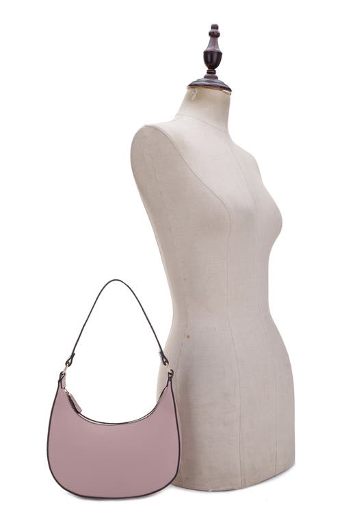 Mali + Lili Leilani Vegan Leather Baguette Bag In Mauve