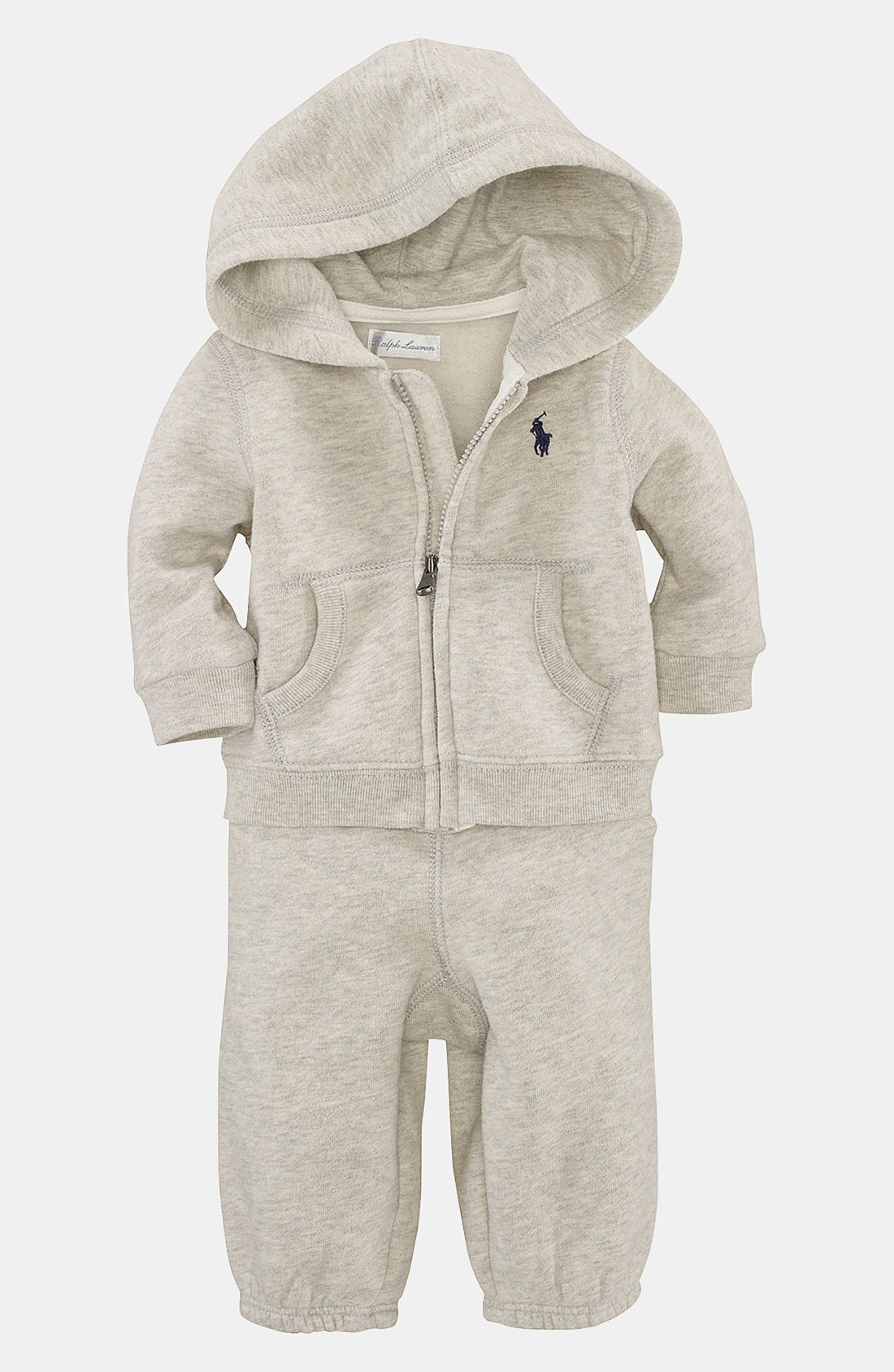 Ralph lauren hoodie baby blue Clearance