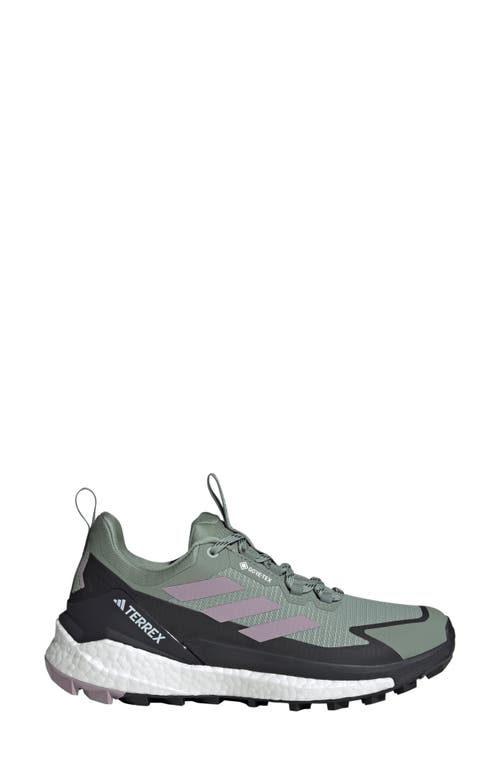 Shop Adidas Originals Adidas Terrex Free Hiker 2.0 Gore-tex® Waterproof Hiking Shoe In Green/preloved Fig/carbon