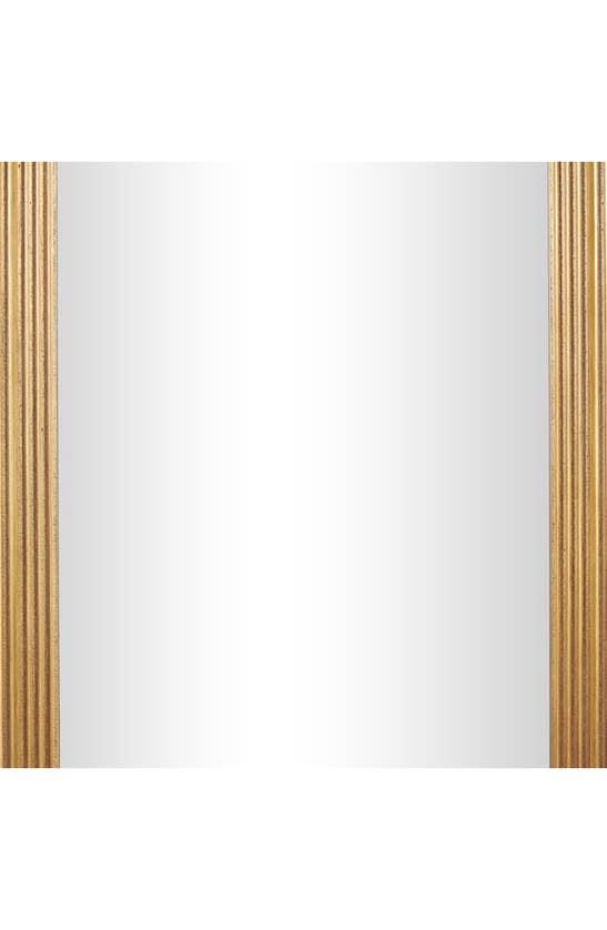 Vivian Lune Home Oval Wooden Wall Mirror In Brown