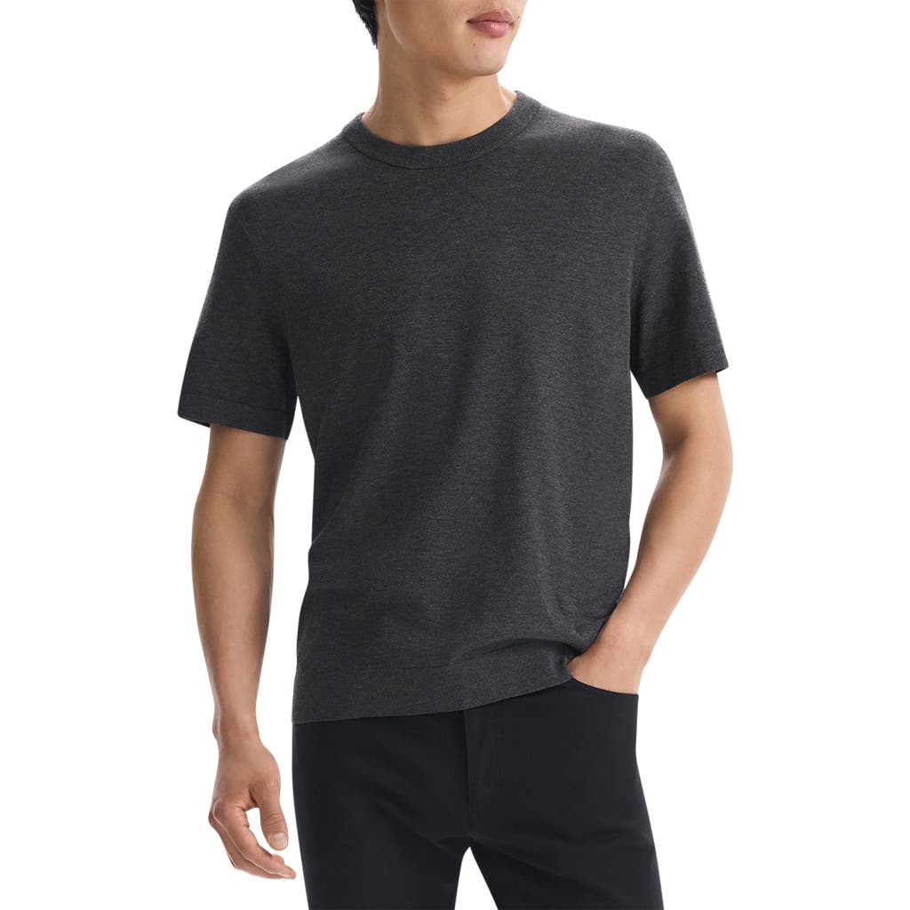 Theory Goris Performance T-shirt In Pestle Melange - 07n