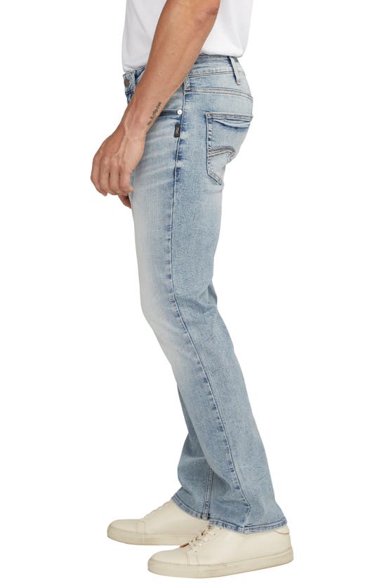 Shop Silver Jeans Co. Allan Straight Leg Jeans In Indigo