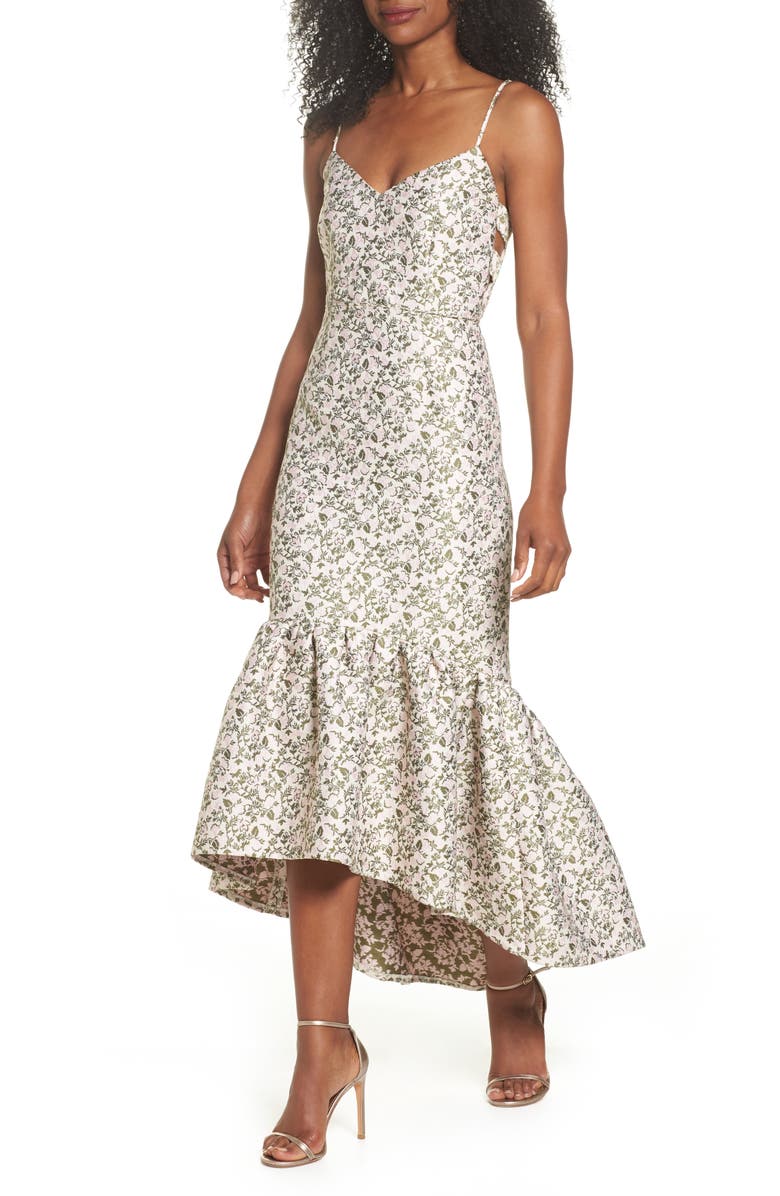 Jill Jill Stuart Jacquard High Low Midi Dress Nordstrom