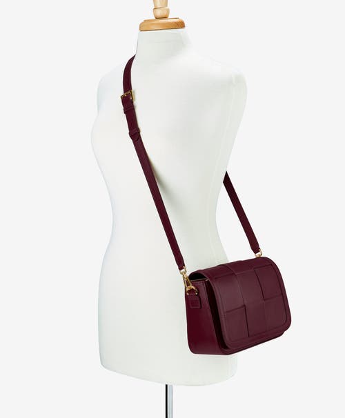 Shop Gigi New York Lily Crossbody In Bordeaux