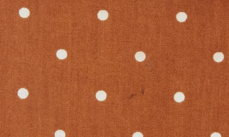 Shop Clifton Wilson Polka Dot Cotton Pocket Square In Brown