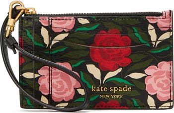 kate spade, Bags, Kate Spade Morgan Rose Garden Slim Bifold Wallet