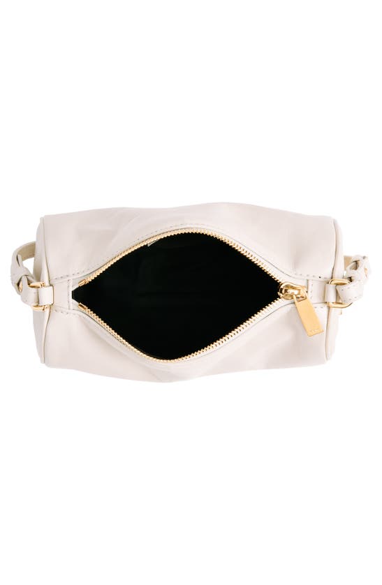 Shop Off-white Small Torpedo Leather Handbag In White