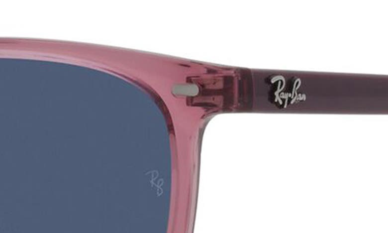 Shop Ray Ban Ray-ban Kids' Elliot Junior 46mm Square Sunglasses In Trans Pink