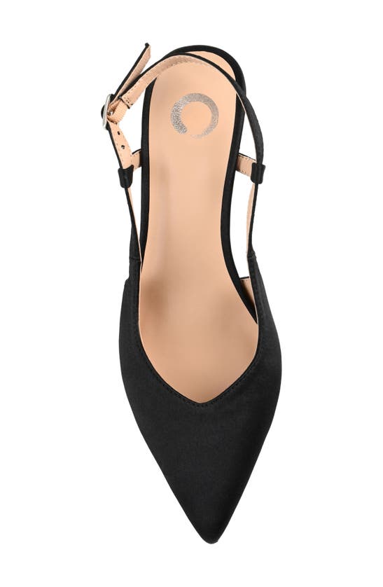 JOURNEE COLLECTION JOURNEE COLLECTION KNIGHTLY POINTED TOE SLINGBACK PUMP