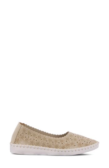 Shop Patrizia By Spring Step Granzana Floral Flat In Beige