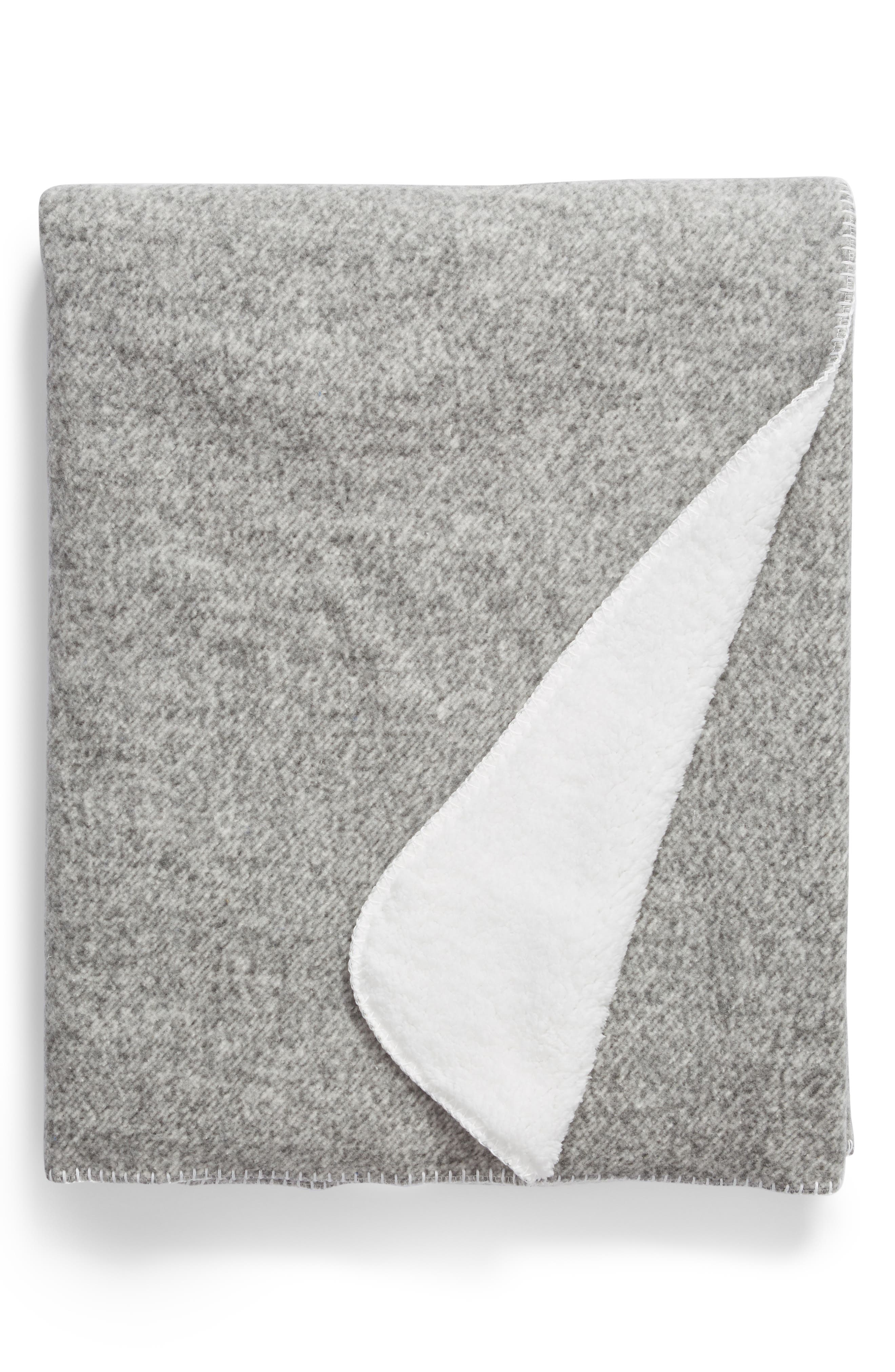 Nordstrom at Home Heather Faux Shearling Throw Nordstrom