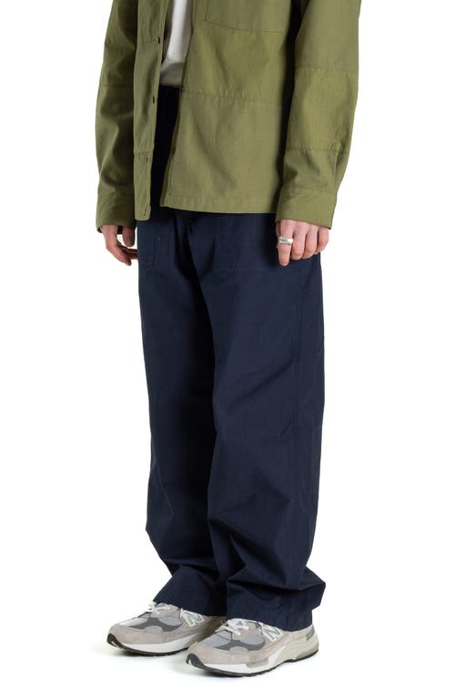 Shop Stan Ray K Straight Leg Pants In Navy Ripstop