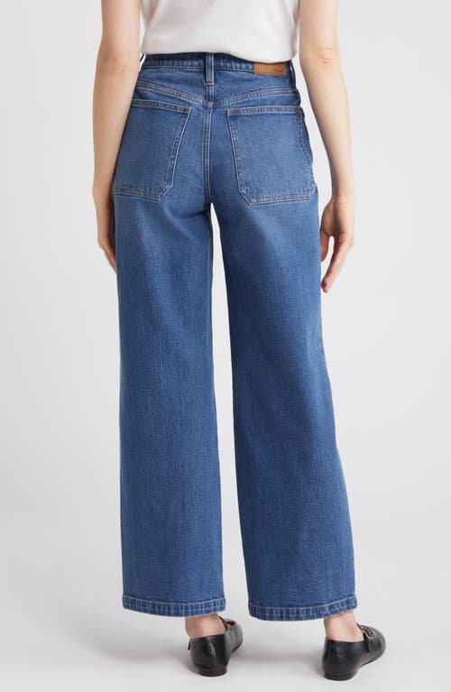 Shop Madewell The Perfect Vintage Patch Pocket Wide Leg Jeans In Edgerly Wash