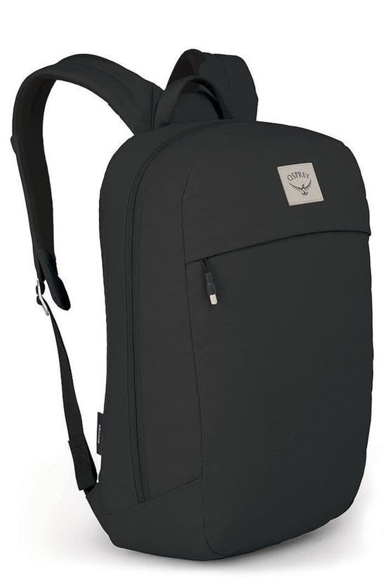 Shop Osprey Large Arcane Recycled Polyester Commuter Backpack In Black