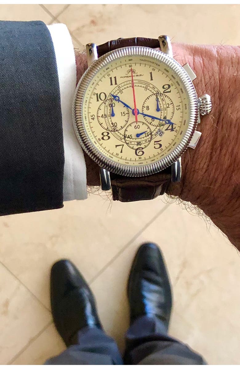 PORSAMO BLEU Men's Phileas Miyota Quartz Watch, 48mm Nordstromrack