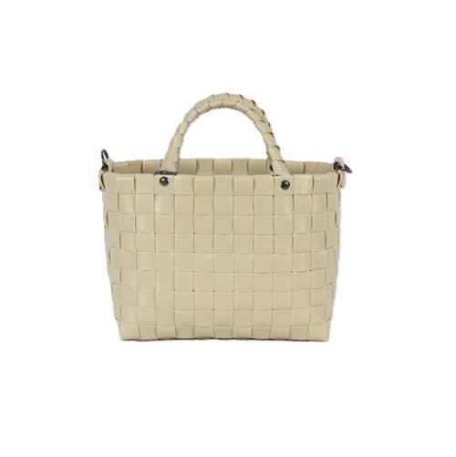 Handed By Dash Recycled Plastic Crossbody Bag In Pale Grey