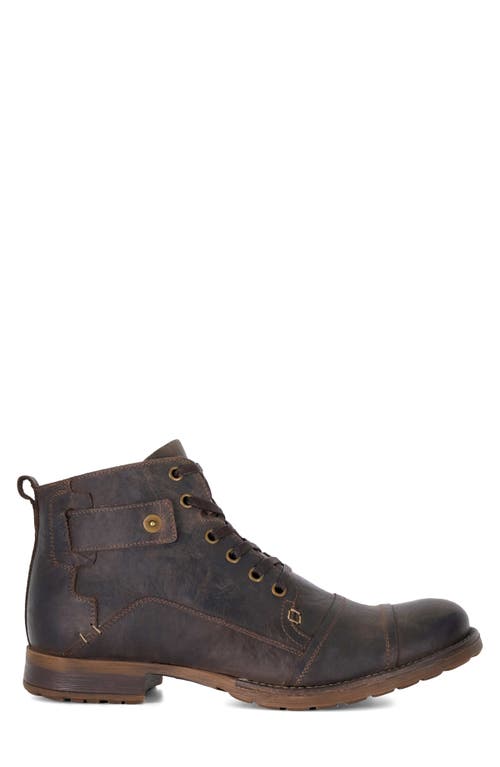 Dune London Simon Boot In Dark Brown