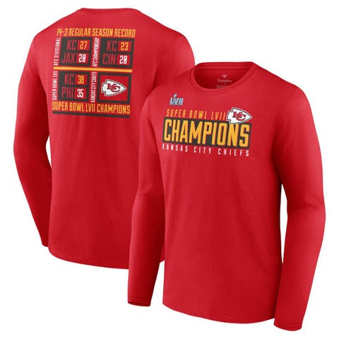 Nike Women's Red Kansas City Chiefs Super Bowl LVII Champions Local Pack T- shirt