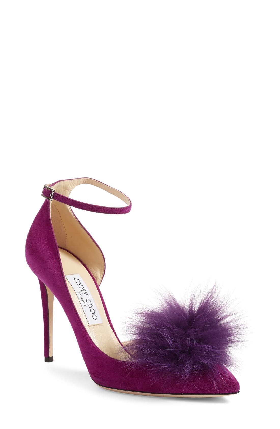 jimmy choo pom pom heels