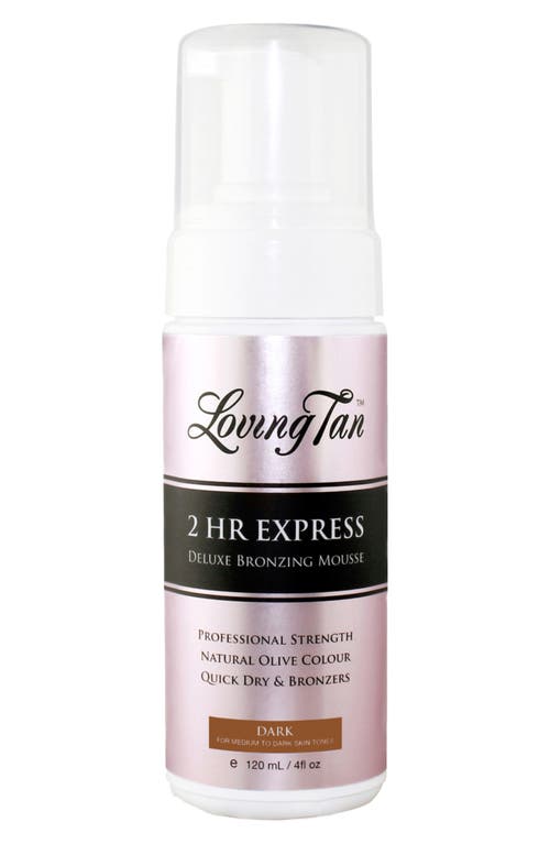 Loving Tan 2 Hour Express Deluxe Bronzing Mousse in Dark at Nordstrom