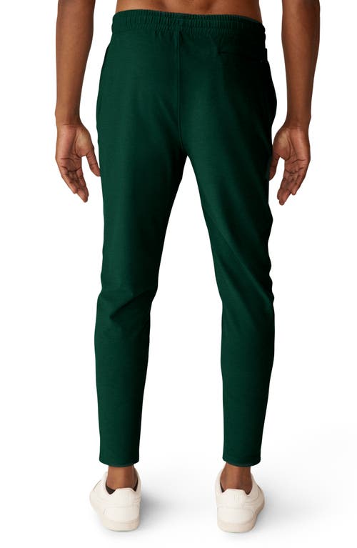 Shop Beyond Yoga Take It Easy Athletic Pants In Dark Spruce Green Heather