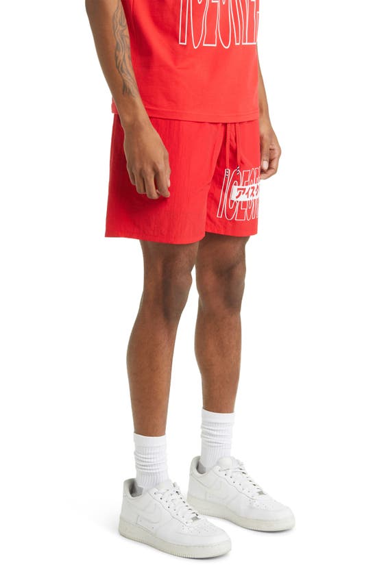 Shop Icecream No Boundaries Shorts In True Red