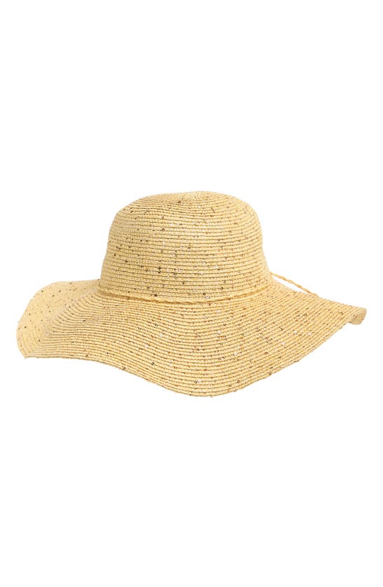 Modena Wide Brim Floppy Sun Hat In Khaki