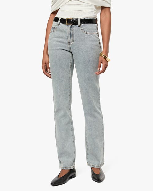 Shop Weworewhat Mid Rise Straight Flare Jean In Antique Wash