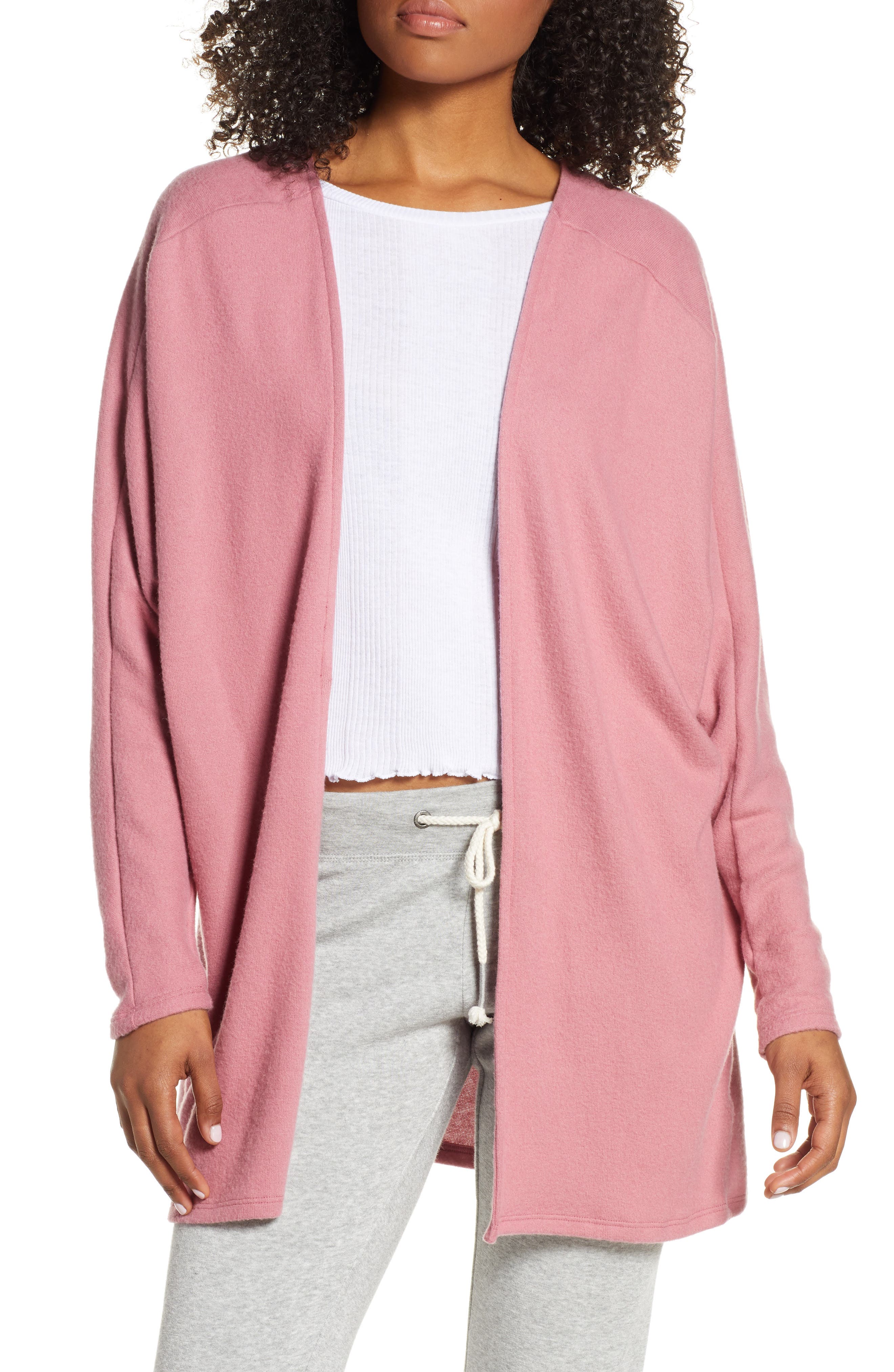 Project Social T Rumine Cozy Cardigan, Pink