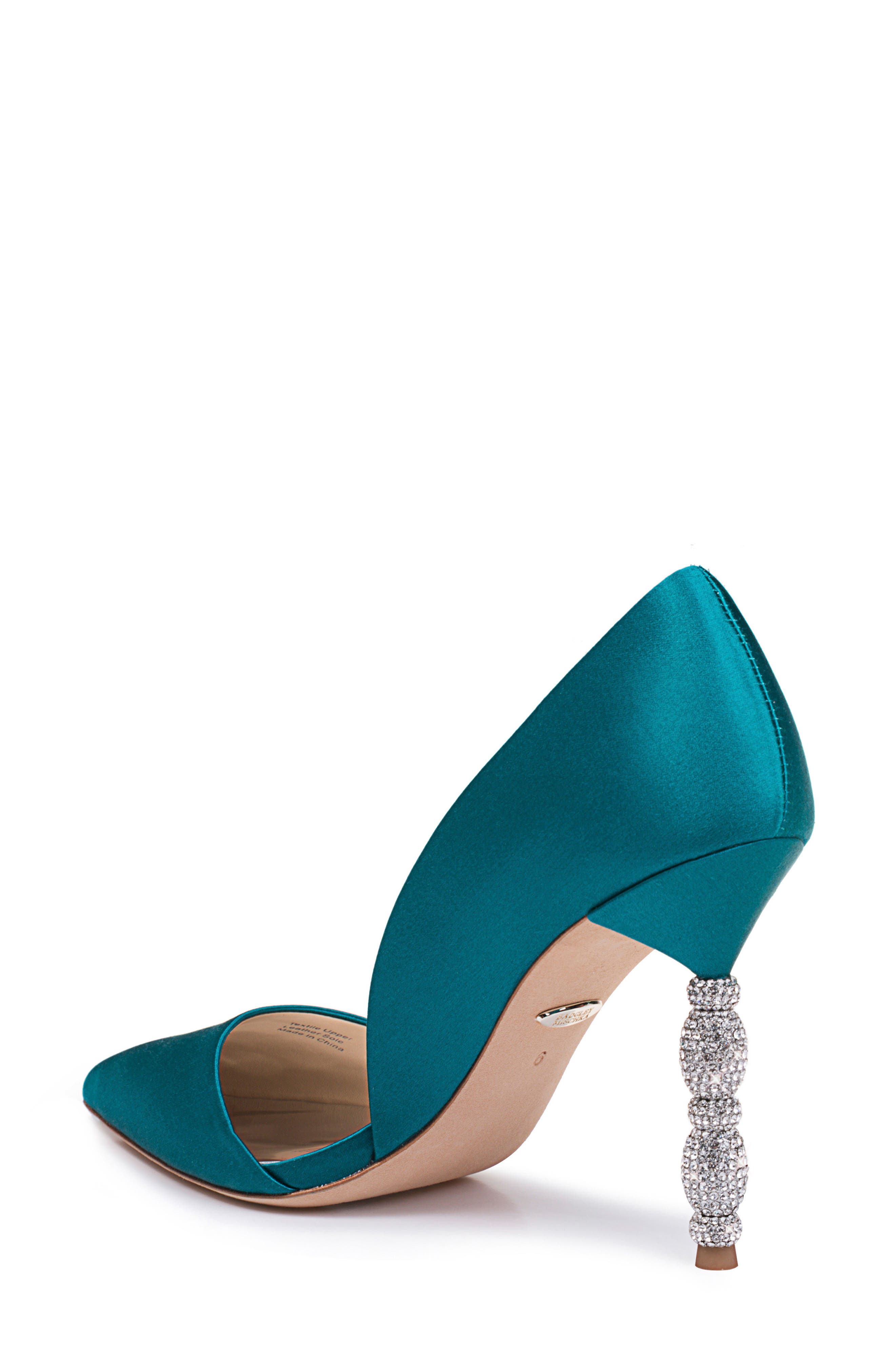 badgley mischka emily crystal heel