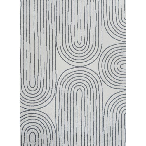 JONATHAN Y JONATHAN Y DOODLE CONTEMPORARY GLAM GEOMETRIC MACHINE-WASHABLE AREA RUG