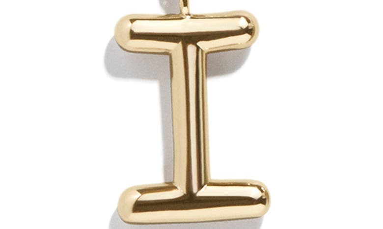 Shop Baublebar Bubble Initial Necklace In Gold I