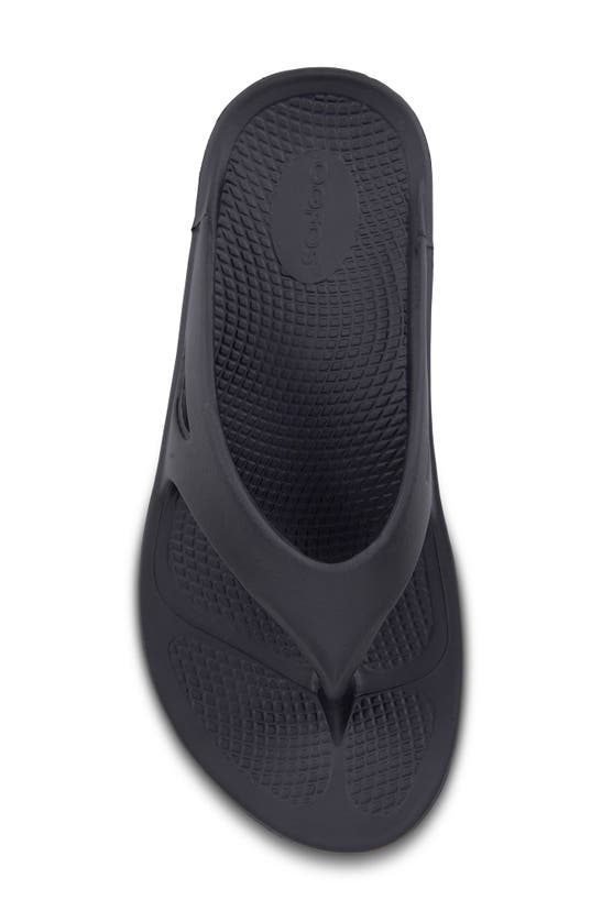 Shop Oofos Ooriginal Sandal In Black