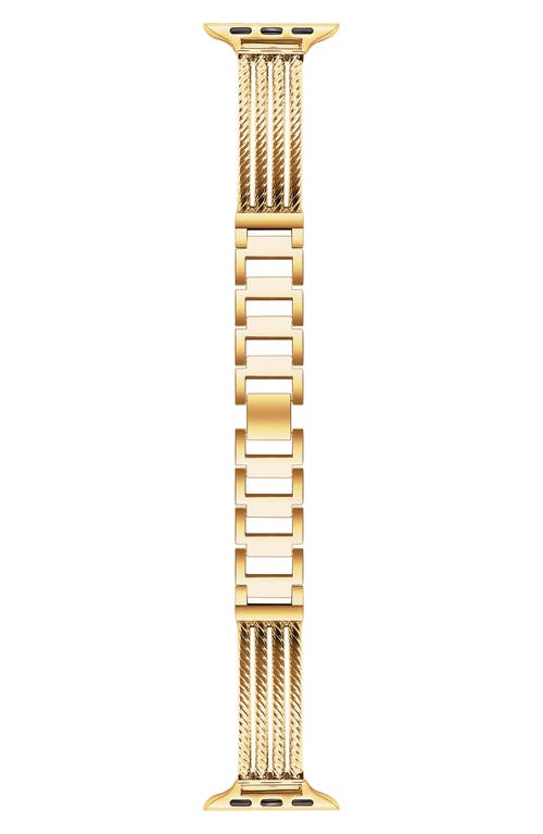 Metal Apple Watch Watchband in Gold