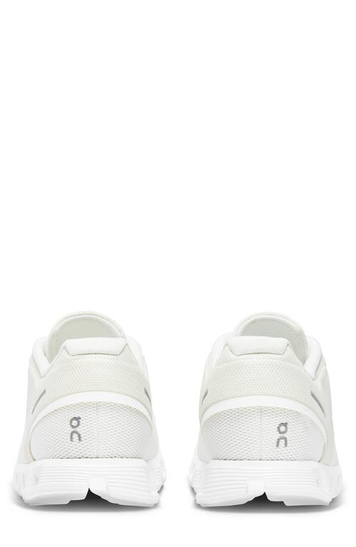 Shop On Cloud 5 Running Shoe In Undyed White/white