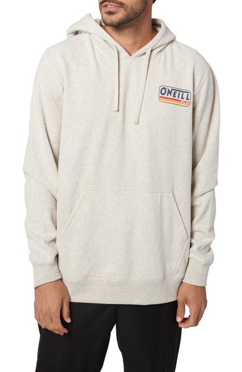O'Neill Fifty Two Logo Graphic Pullover Hoodie in Light Khaki