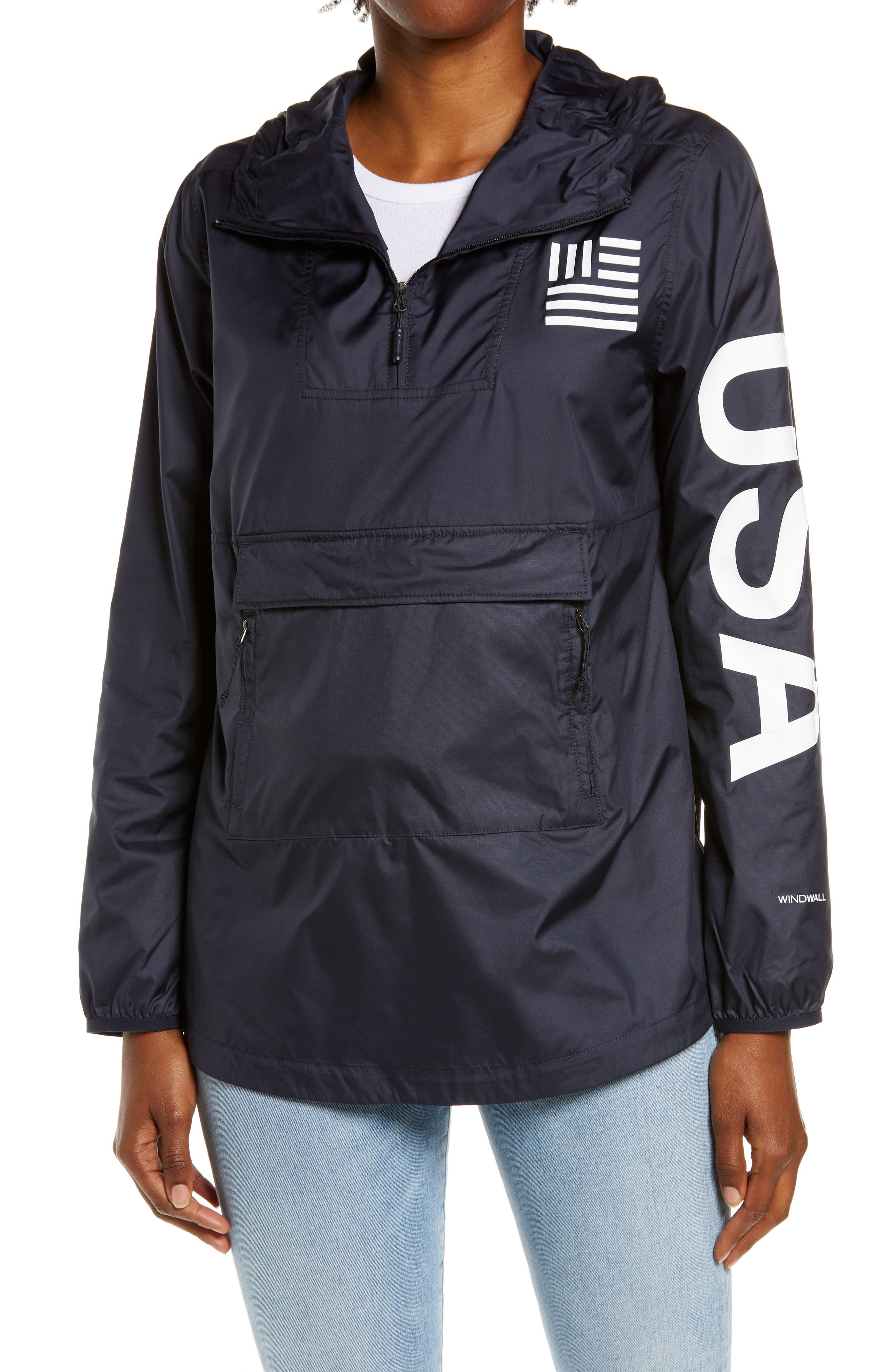 the north face half zip windbreaker