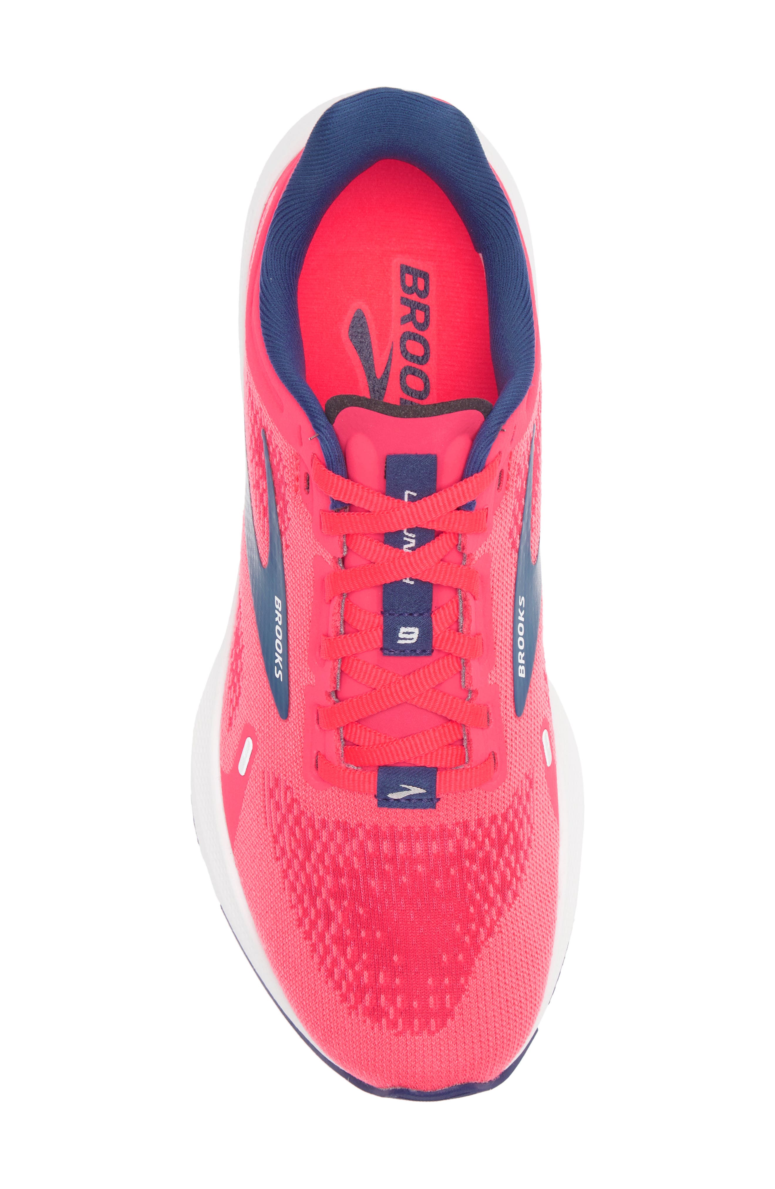 brooks launch 5 pink blue yellow