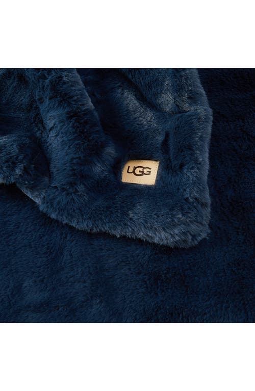 Shop Ugg(r) Euphoria Throw Blanket In Indigo/indigo