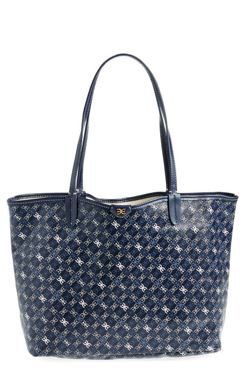 SAM EDELMAN SAM EDELMAN MEDIUM HARPER MONOGRAM SHOPPER TOTE 