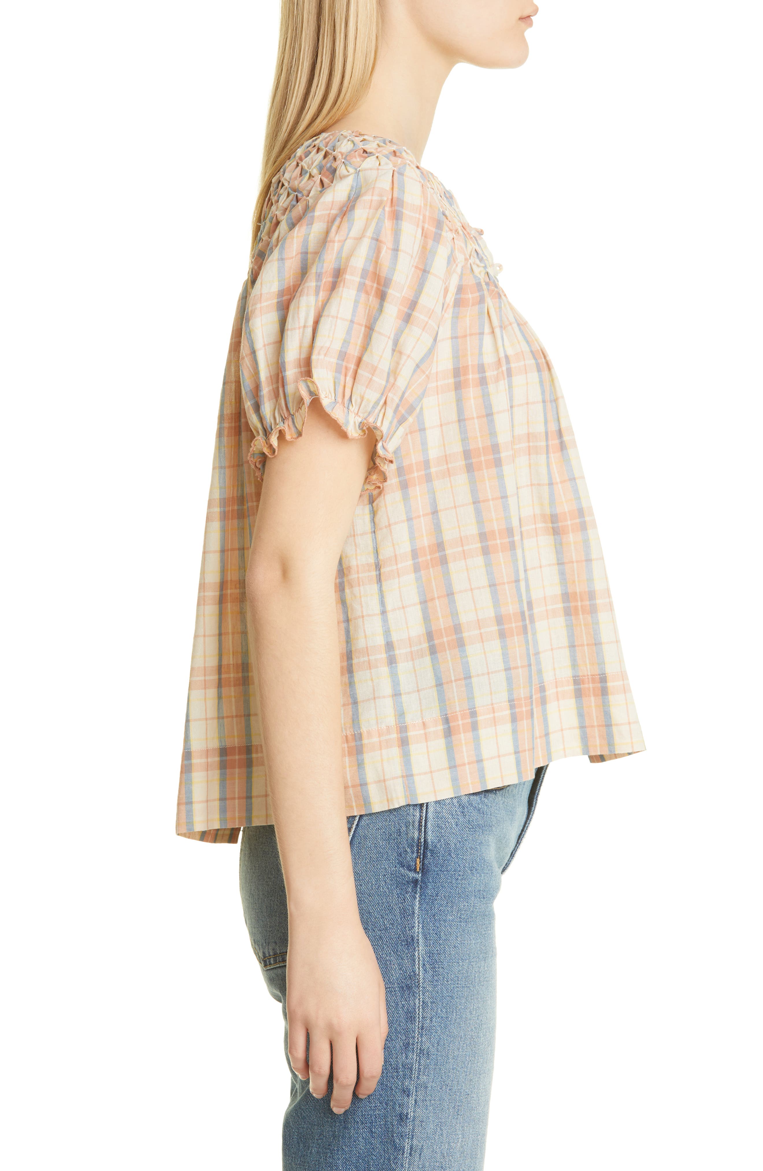 THE GREAT. The Hazel Plaid Top | Nordstrom