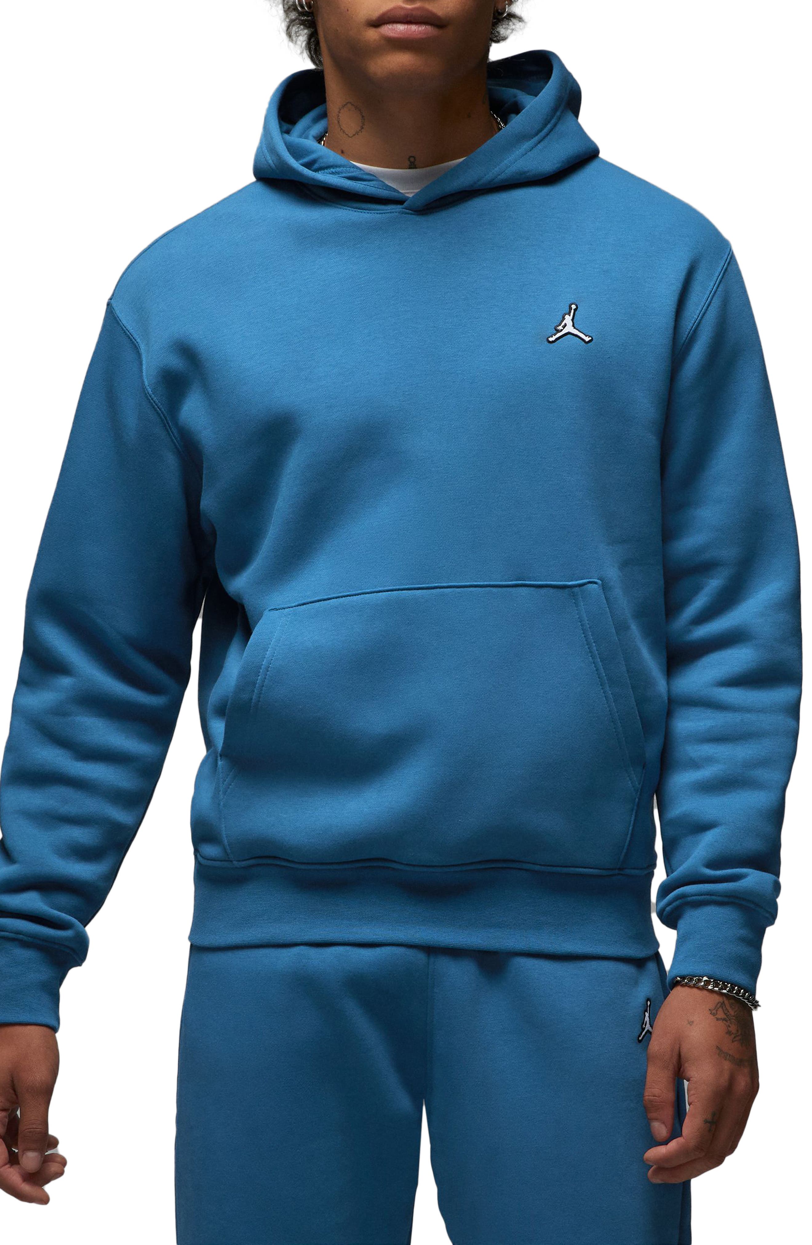 blue jordan hoodie men