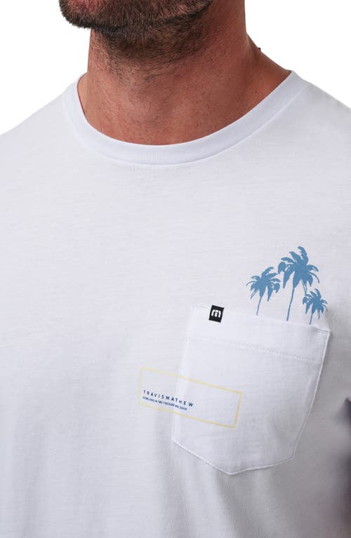 Travismathew Reef Stop Pocket Graphic T-shirt In White