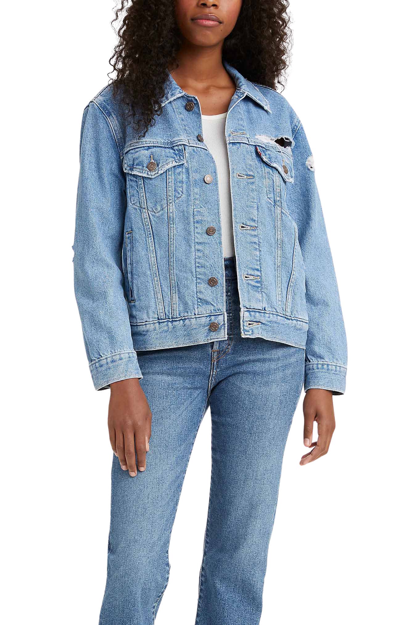 levi's boyfriend trucker denim jacket