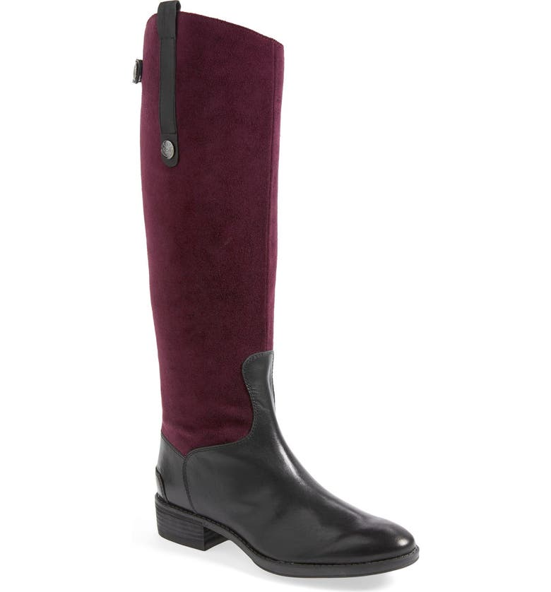 SAM EDELMAN 'Pembrooke' Boot, Main, color, BLACK/ BURGUNDY