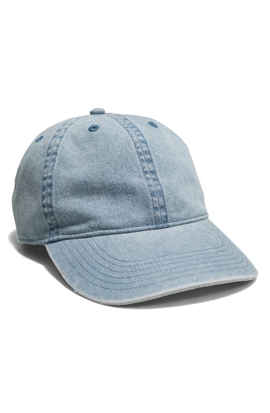 & Other Stories Cotton Twill Baseball Cap In Blue Dusty Light