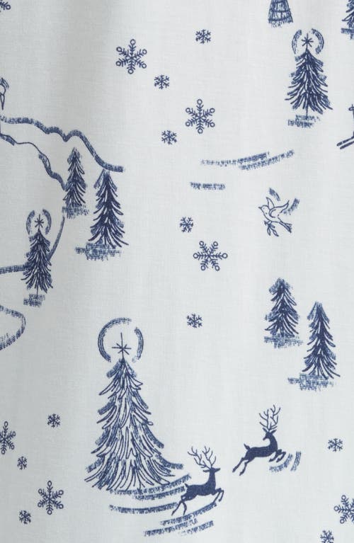 Shop Nordstrom Moonlight Eco Long Sleeve Short Pajamas In Blue Chateau Toile