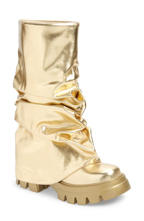 Mate Platform Boot in Gold