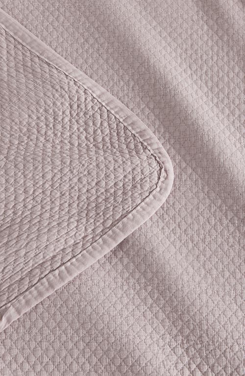 Woven & Weft Stonewashed Quilt & Sham Set In Rose Pink